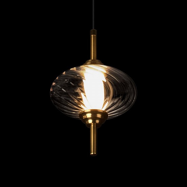 Подвесной светильник Loft it Helix бронза арт. 10421/C Smoke