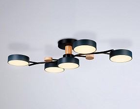 Люстра на штанге Ambrella Light FL дерево арт. FL4835