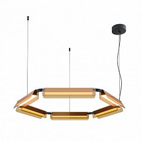 Подвесной светильник Maytoni Flat черный арт. MOD296PL-L60BC3K