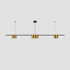 Подвесной светильник Denkirs Orbit золото арт. DK4063-BK+SG