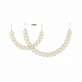 Подвесной светильник Maytoni Golden Cage желтый арт. MOD216PL-L55G3K