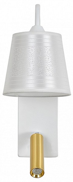 Бра с подсветкой Escada 598 белый арт. 598/1A White/Brass