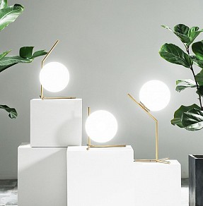Настольная лампа декоративная Imperiumloft STEM TAB латунь арт. STEM-TAB01