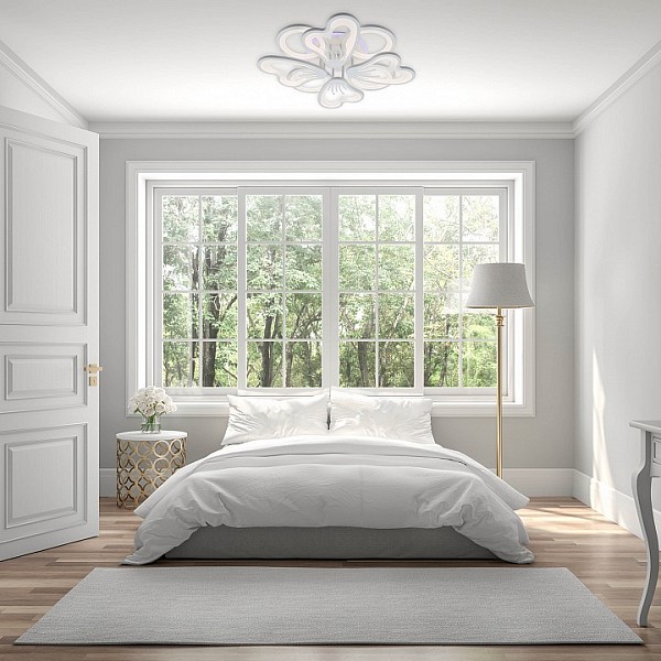 Потолочная люстра Escada 10227 белый арт. 10227/8LED BL