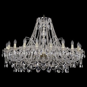 Подвесная люстра Bohemia Ivele Crystal 1411 золото арт. 1411/20/400/G