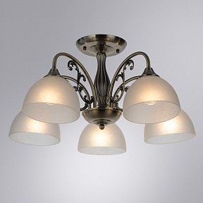 Люстра на штанге Arte Lamp Spica бронза арт. A3037PL-5AB