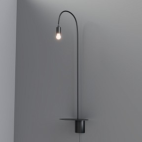 Бра LIGHTERA Cuneo черный арт. LE422W-1B