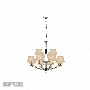 Подвесная люстра iLamp Vivaldi хром арт. 85125/8+4 CR