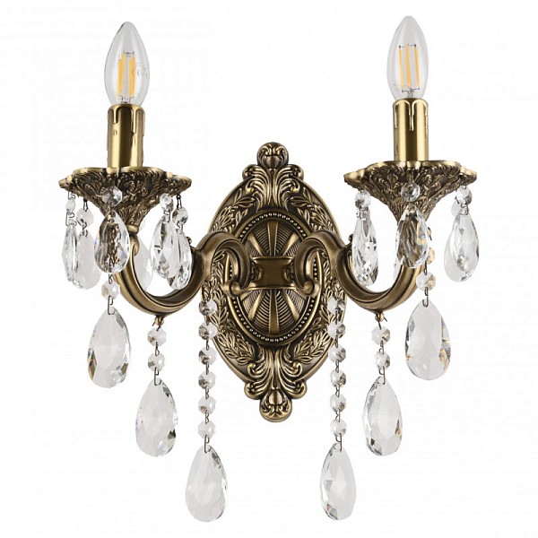 Бра Bohemia Ivele Crystal AL7801 золото арт. AL7801B10/2/175 B FP