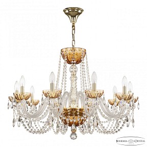 Подвесная люстра Bohemia Ivele Crystal 5402 золото арт. 5402/10/300 G Amber/M-1H