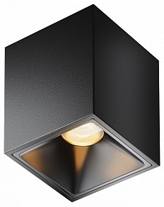 Накладной светильник Maytoni Alfa LED черный арт. C065CL-8W2.7K-SQ-B