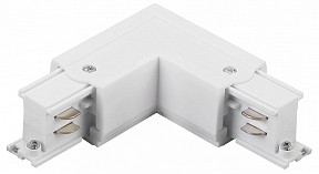 Соединитель для треков Lightstar Quattro белый арт. 504126-FRPS