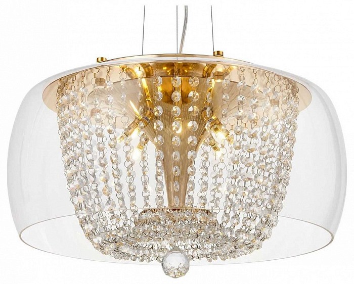Подвесной светильник LUMINA DECO Disposa золото арт. LDP 7018-500 PR+F.GD
