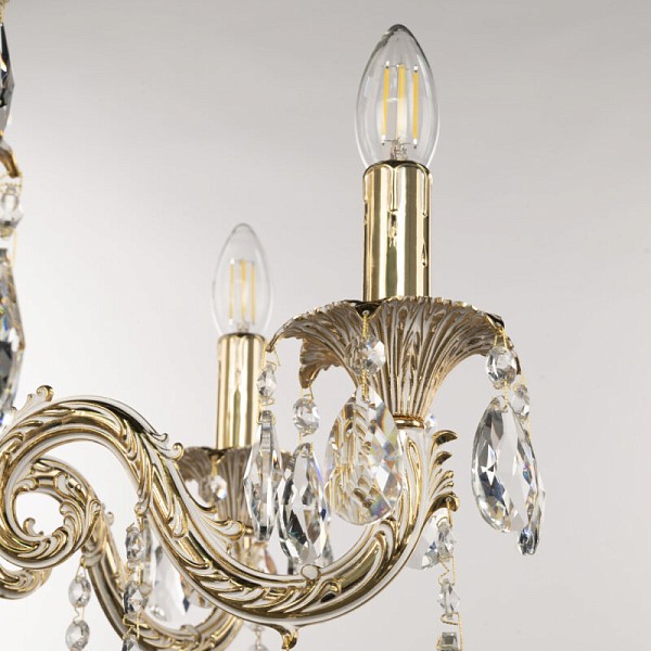 Подвесная люстра Bohemia Ivele Crystal AL7901 золото арт. AL79101/6/175 B GW