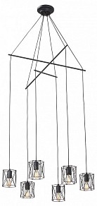Подвесная люстра Vitaluce V3028 черный арт. V3028-1/6S