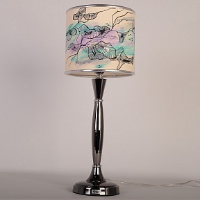 Настольная лампа декоративная Manne TL.7734-1BL черный арт. TL.7734-1BL (абстракция 1) лампа настольная 1л