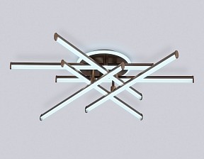 Люстра на штанге Ambrella Light COMFORT коричневый арт. FL6253