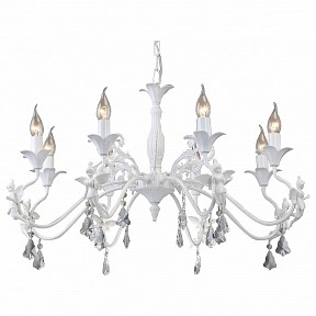 Подвесная люстра Arte Lamp Angelina белый арт. A5349LM-8WH