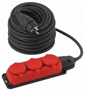 Сетевой фильтр Эра   арт. UK-3e-3x1,5-30m-IP44(KG)
