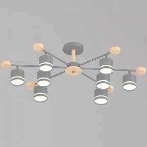 Люстра на штанге Reluce 78730 дерево арт. 78730-0.3-08 GX53 GREY+WOOD