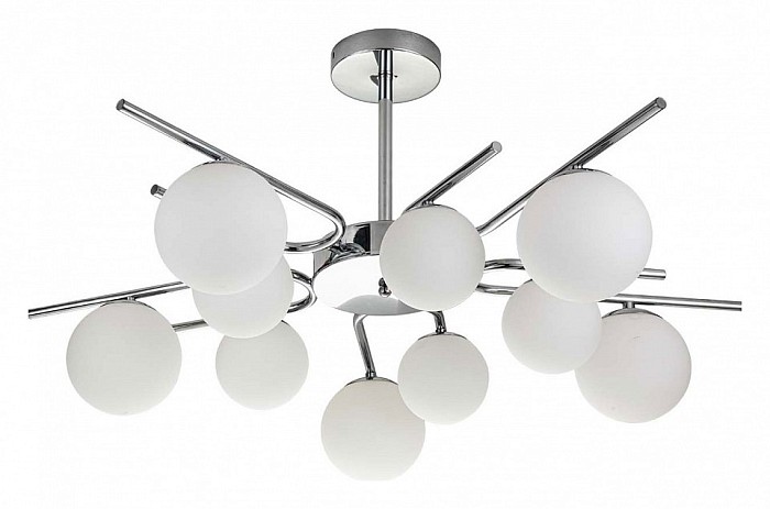 Люстра на штанге Escada Sphere серый арт. 642/10P Silver