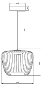 Подвесной светильник Arte Lamp Flare черный арт. A3529SP-12BK