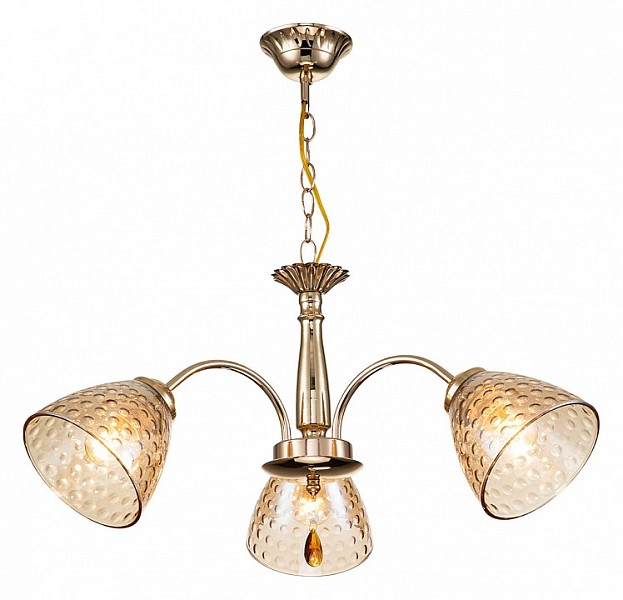 Подвесная люстра Escada Freesia желтый арт. 658/3PL Gold