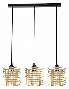 Подвесной светильник Escada Grid черный арт. 10190/3S Gold
