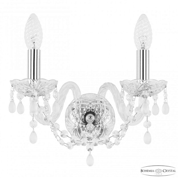 Бра Bohemia Ivele Crystal 112 никель арт. 112B/2/141 Ni V0300