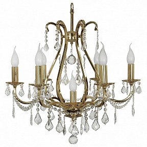 Подвесная люстра Arti Lampadari Ercolano золото арт. Ercolano E 1.1.6.602 G