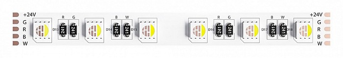 Лента светодиодная Arte Lamp TAPE белый арт. A2406012-01-RGB4K