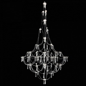 Подвесная люстра O-LUCE Alla Crystal хром арт. 1095311-0