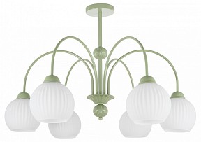 Люстра на штанге MyFar Flora зеленый арт. MR2271-6С