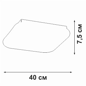 Накладной светильник Vitaluce V2541DT золото арт. V2541DT-8/1PL