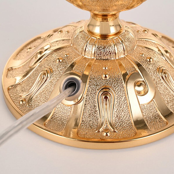 Настольная лампа декоративная Bohemia Ivele Crystal AL77 золото арт. AL77500L/1-23 G