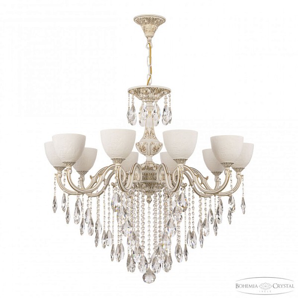 Подвесная люстра Bohemia Ivele Crystal AL7801 белый арт. AL78101/10/300 B WMG P1 U Pair