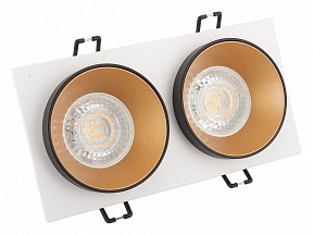 Встраиваемый светильник Denkirs DK2400 золото арт. DK2422-GD
