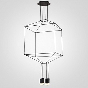Подвесной светильник Imperiumloft Vibia Wireflow черный арт. 40.1633