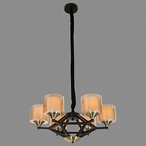 Подвесная люстра Alfa-Light F4124 бронза арт. F4124-56