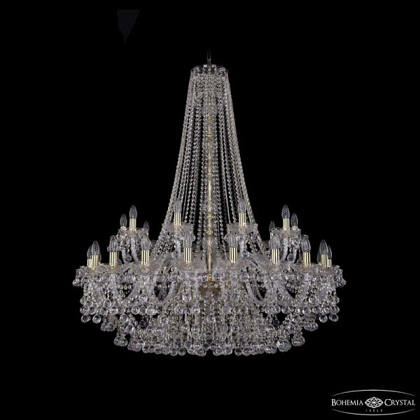 Подвесная люстра Bohemia Ivele Crystal 1409 золото арт. 1409/20+10/400/h-133 G