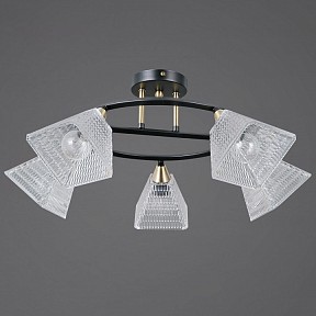 Люстра на штанге ILLUMICO IL0850 бронза арт. IL0850-5CSQ-25BKAB ELITE