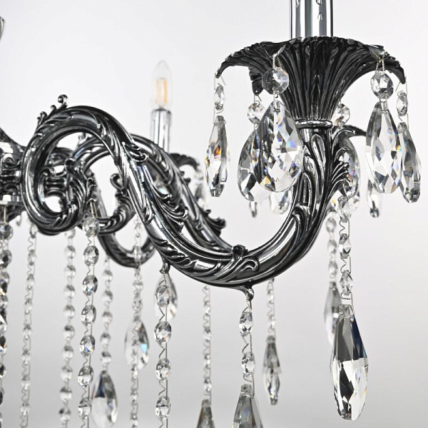 Подвесная люстра Bohemia Ivele Crystal AL7901 никель арт. AL79101/8/250 B NB