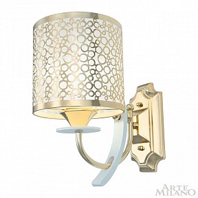 Бра Arte Milano Florentia-6067 белый арт. 306067/1W Wh/Gd