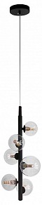 Подвесная люстра Kink Light Иона черный арт. 09408-6A,19