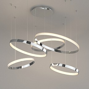 Подвесной светильник Eurosvet Posh бронза арт. 90175/5 хром 160W