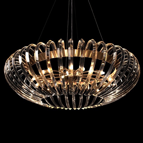 Подвесная люстра Loft it Dakota желтый арт. 10300/800 French gold