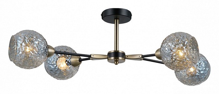 Люстра на штанге ILLUMICO  бронза арт. IL0253-4CSQ-79 BK AB