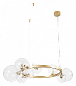 Подвесная люстра Arte Lamp Vincent золото арт. A7790SP-10GO