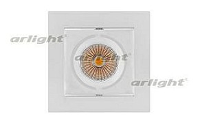 Встраиваемый светильник Arlight Cl-kardan белый арт. CL-KARDAN-S102x102-9W Warm (WH, 38 deg)