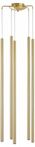 Подвесная люстра Lightstar Tubo золото арт. L5T747433